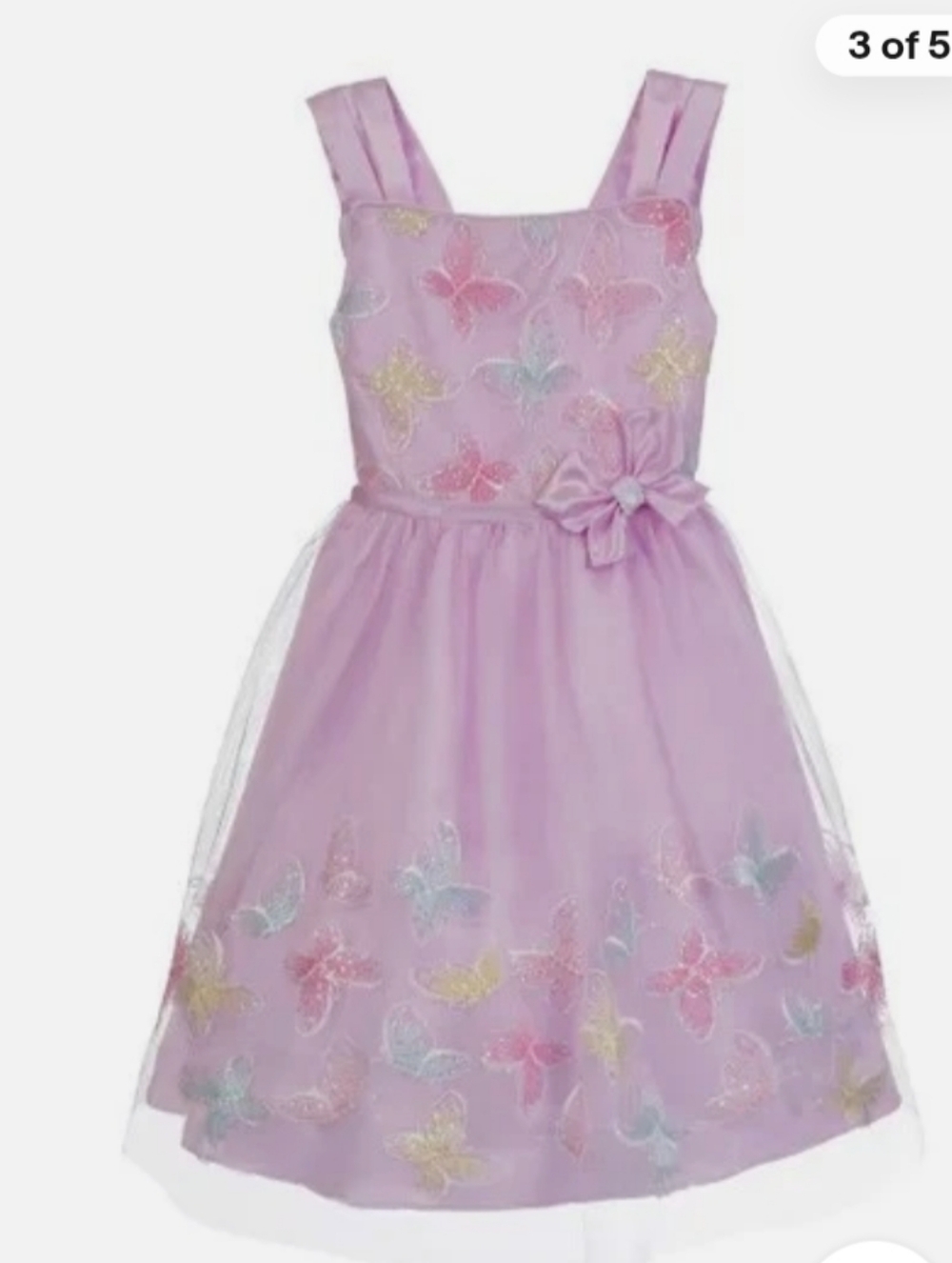 Jona Michelle Girl's Butterfly Party Dress